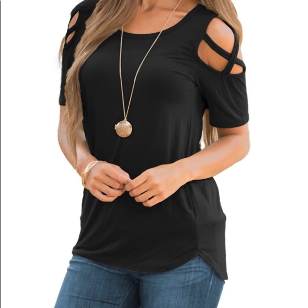 Beautiful Cold shoulder top